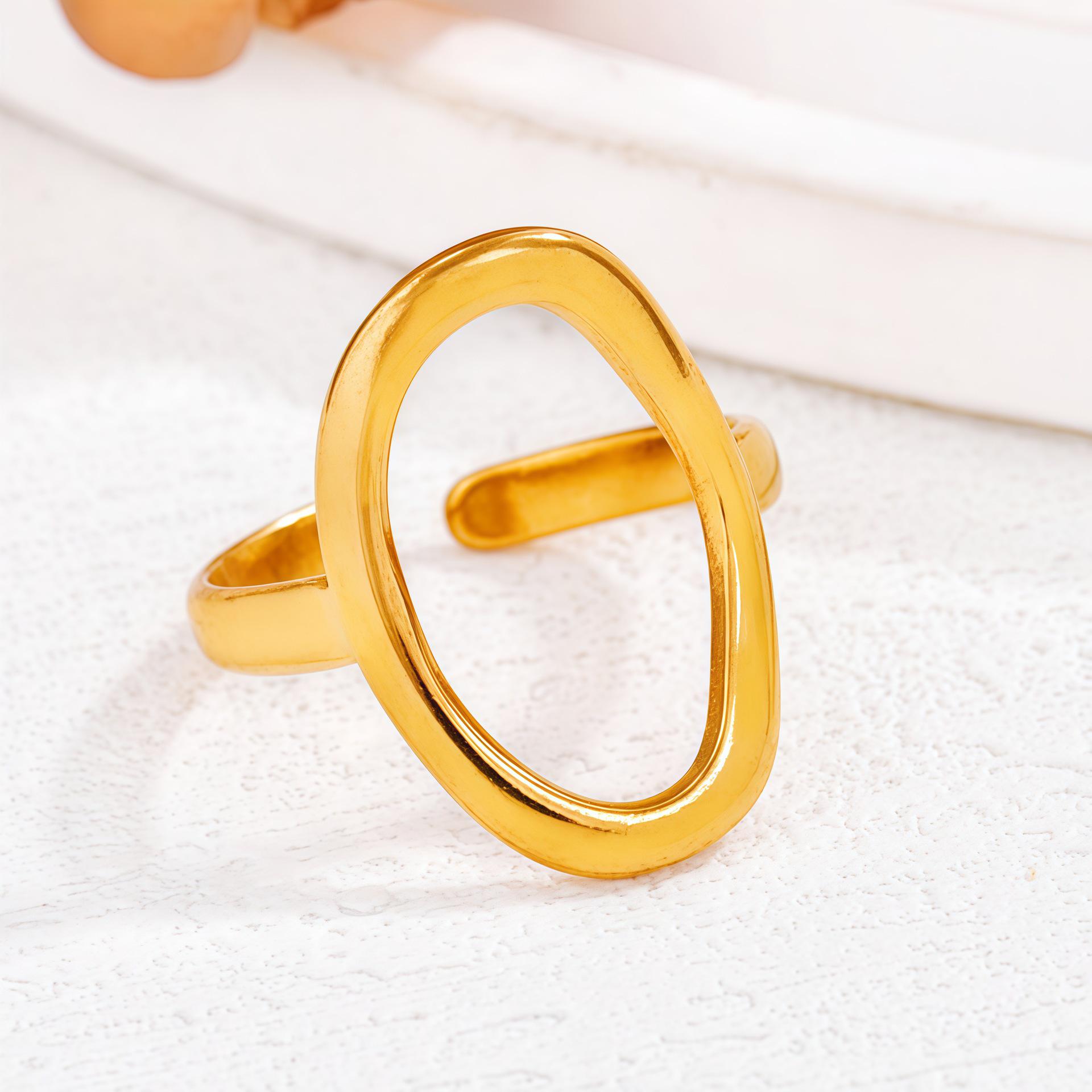 Geometric Non-Fading Titanium Open Ring: Trendy INS Fashion for Women
Geometric Non-Fading Titanium Open Ring: Trendy INS Fashion for Women