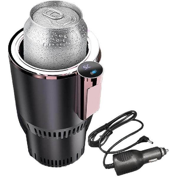 Car Cooler Warmer Cup, 2 in1 Car Cooler Warmer Smart Car Cup Mug Holder Auto Car Cooling and Heating Cup Holder for Water Beer Milk Coffee (Black)
Car Cooler Warmer Cup, 2 in1 Car Cooler Warmer Smart Car Cup Mug Holder Auto Car Cooling and Heating Cup Holder for Water Beer Milk Coffee (Black)