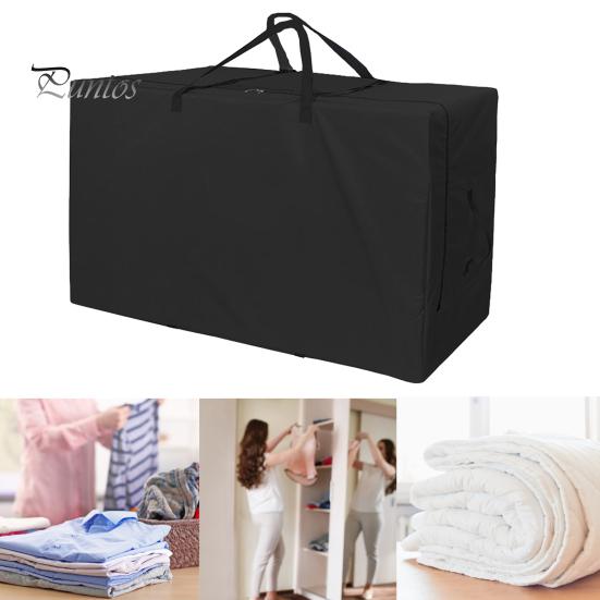 Складная сумка для хранения матраса, сверхпрочная водонепроницаемая ткань Оксфорд, пыленепроницаемая портативная ручка, тройной складной матрас, чехол-органайзер для постельного белья L