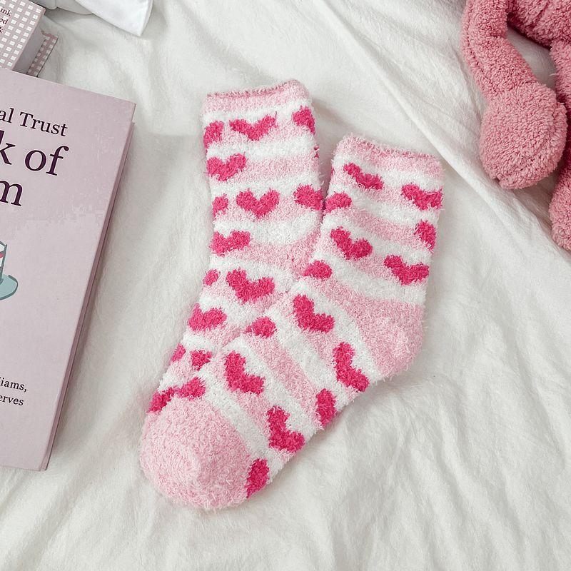 Носки из кораллового флиса, Розовые носки для пола, Женские осенне-зимние полуфлисовые носки, Домашняя одежда для сна 1 pair
Носки из кораллового флиса, Розовые носки для пола, Женские осенне-зимние полуфлисовые носки, Домашняя одежда для сна 1 pair