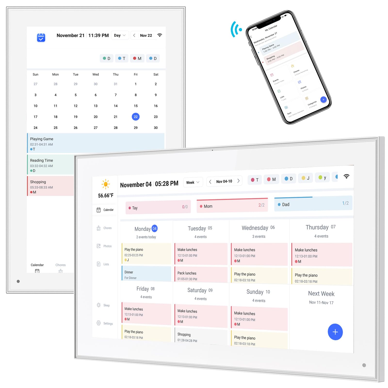 Digital Calendar Wall Mount Touch Screen Calendar App Sync List Notepad Family Calendar Electronic Wall Calendar Chore Chart for Kids Meal Planner for
Digital Calendar Wall Mount Touch Screen Calendar App Sync List Notepad Family Calendar Electronic Wall Calendar Chore Chart for Kids Meal Planner for