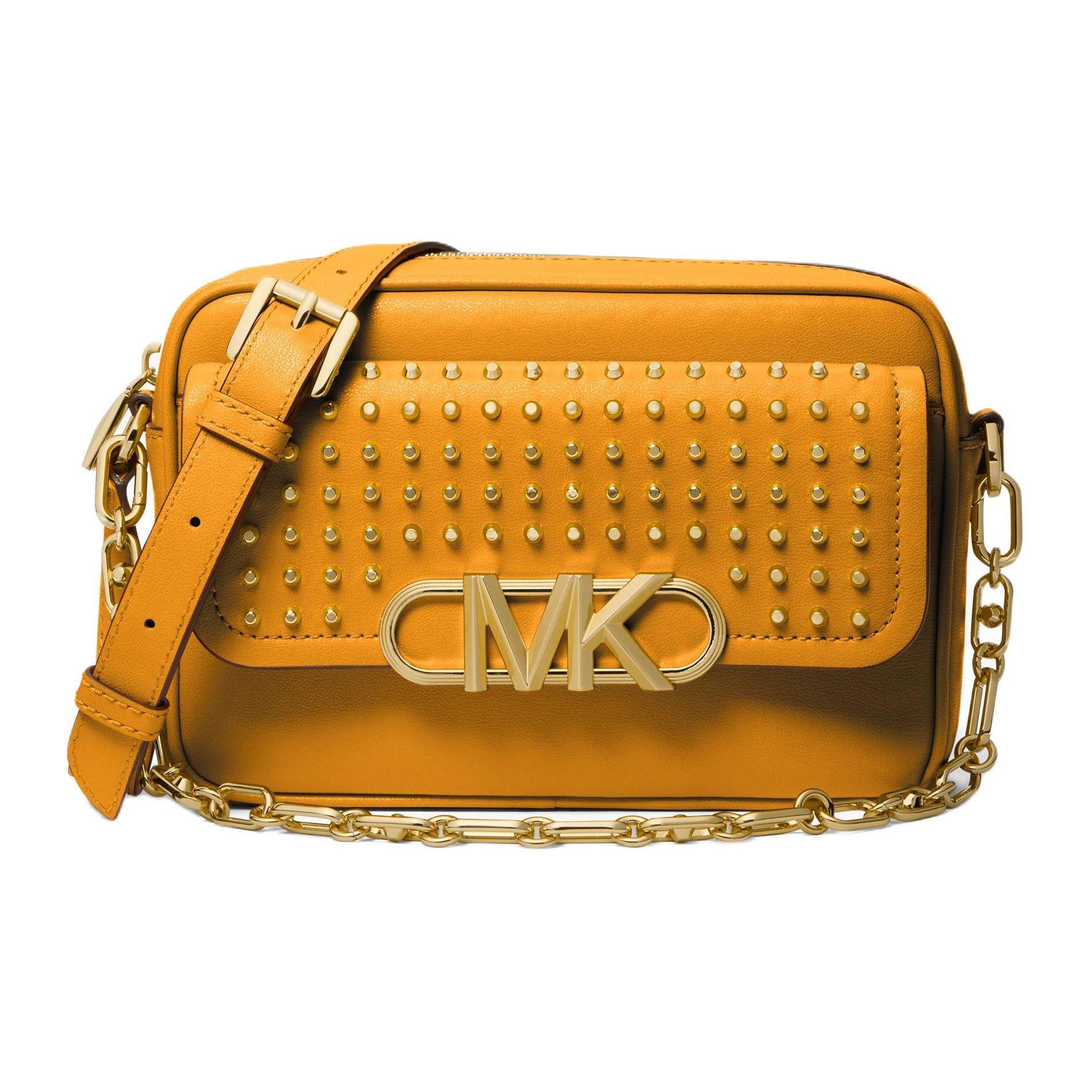 Michael Kors Mk Parker Gold Letter Logo Studded Hardware Chain Leather Camera Bag Women shoulder bag Orange 32S3G7PC8L-878 Basic Set (Bag+Dust Bag)
Michael Kors Mk Parker Gold Letter Logo Studded Hardware Chain Leather Camera Bag Women shoulder bag Orange 32S3G7PC8L-878 Basic Set (Bag+Dust Bag)