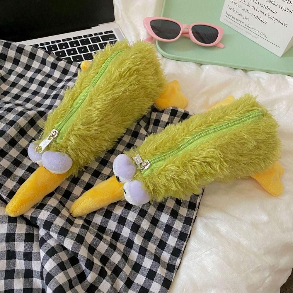Desktop Storage Plush Doll Pencil Bag Stationery Box Makeup Bag Cute Cosmetic Bag School style 1
Desktop Storage Plush Doll Pencil Bag Stationery Box Makeup Bag Cute Cosmetic Bag School style 1