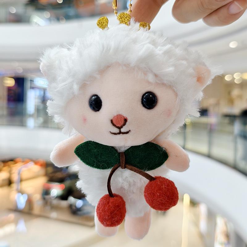 Милый плюшевый кулон в виде ягненка с вишенкой - Брелок-шарм в виде маленького ягненка, мягкая игрушка 12 cm
Милый плюшевый кулон в виде ягненка с вишенкой - Брелок-шарм в виде маленького ягненка, мягкая игрушка 12 cm