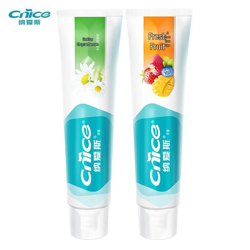 Nice Fresh Fruit & Cool Ice Chrysanthemum Toothpaste 2-Pack
Nice Fresh Fruit & Cool Ice Chrysanthemum Toothpaste 2-Pack