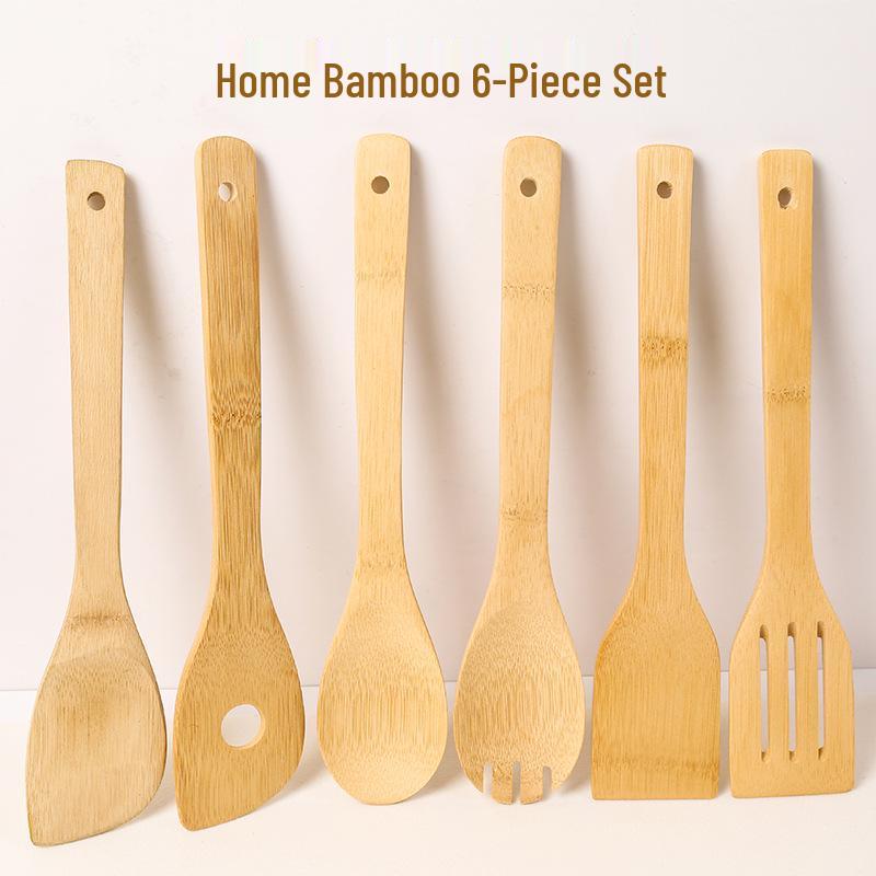 Bamboo Kitchenware: Customizable 6-Piece Non-Stick Spatula & Spoon Set
Bamboo Kitchenware: Customizable 6-Piece Non-Stick Spatula & Spoon Set
