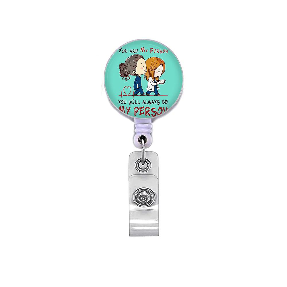 Grey s Anatomy Nurse Doctor High Quality Silicone Retractable Hospital Badge Holder Reel Cute Cartoon Id Card Holder Keychains
Grey s Anatomy Nurse Doctor High Quality Silicone Retractable Hospital Badge Holder Reel Cute Cartoon Id Card Holder Keychains