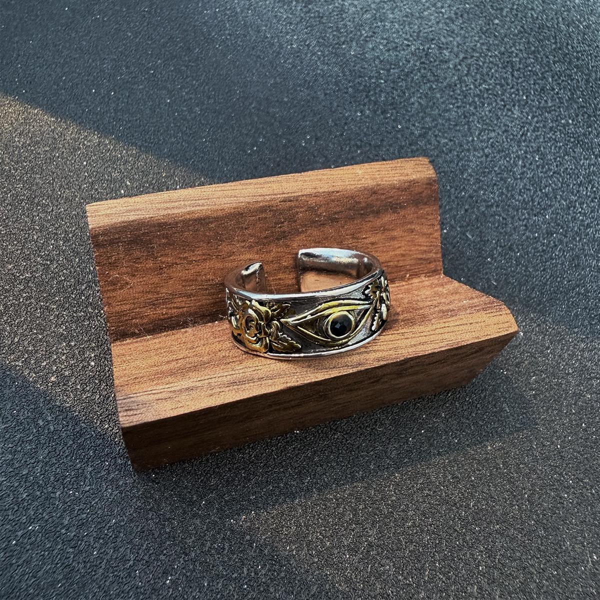 Retro Eye of Horus Rose Adjustable Open Ring Punk Gothic Mystic Ring For Men Women Edgy Zircon Vintage Accessories Unisex Gift Adjustable
Retro Eye of Horus Rose Adjustable Open Ring Punk Gothic Mystic Ring For Men Women Edgy Zircon Vintage Accessories Unisex Gift Adjustable