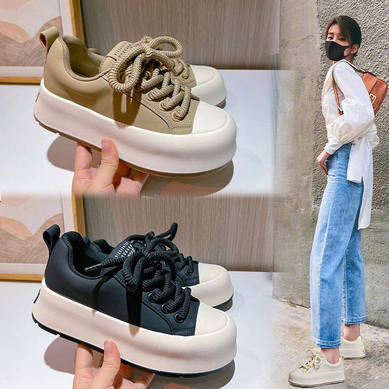 Leather little white shoes women s 2025 spring new women s thick-soled muffin shoes casual versatile board shoes women s flat-soled women s shoes 40 бежевий
Leather little white shoes women s 2025 spring new women s thick-soled muffin shoes casual versatile board shoes women s flat-soled women s shoes 40 бежевий