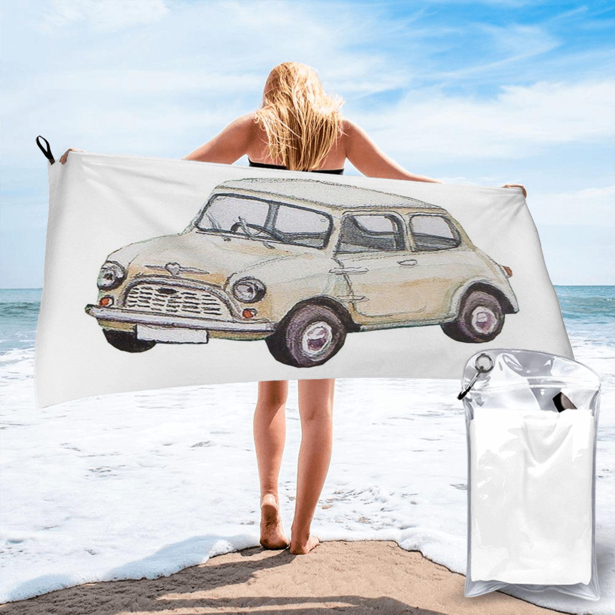 Classic white mini Cooper in watercolor style Beach Towel Soft Microfiber Quick Dry Absorbent Quick Towels For Bath W30*H60(CM)
Classic white mini Cooper in watercolor style Beach Towel Soft Microfiber Quick Dry Absorbent Quick Towels For Bath W30*H60(CM)