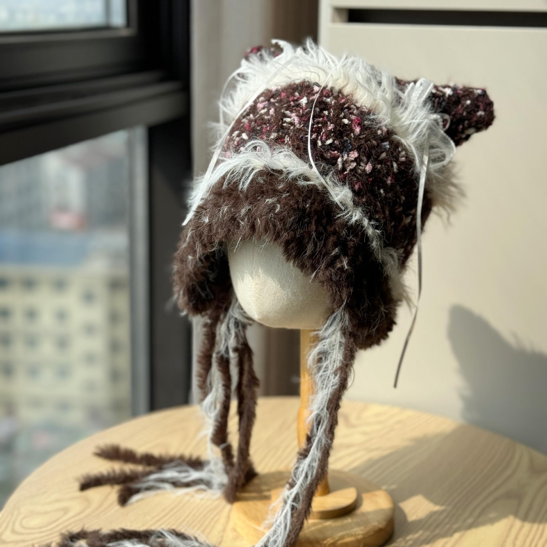 Корейская версия милой полосатой шапки смешанного цвета с бантом, вязаной из шерсти, для женщин, осенне-зимняя новая утолщенная теплая шапка с защитой ушей one size
Корейская версия милой полосатой шапки смешанного цвета с бантом, вязаной из шерсти, для женщин, осенне-зимняя новая утолщенная теплая шапка с защитой ушей one size