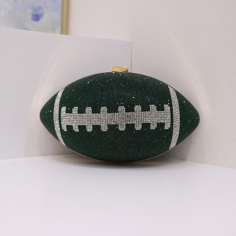 Shining full of diamonds rugby style dinner bag multi-color personalized party handbag fashion eye-catching banquet mini bag зелений
Shining full of diamonds rugby style dinner bag multi-color personalized party handbag fashion eye-catching banquet mini bag зелений