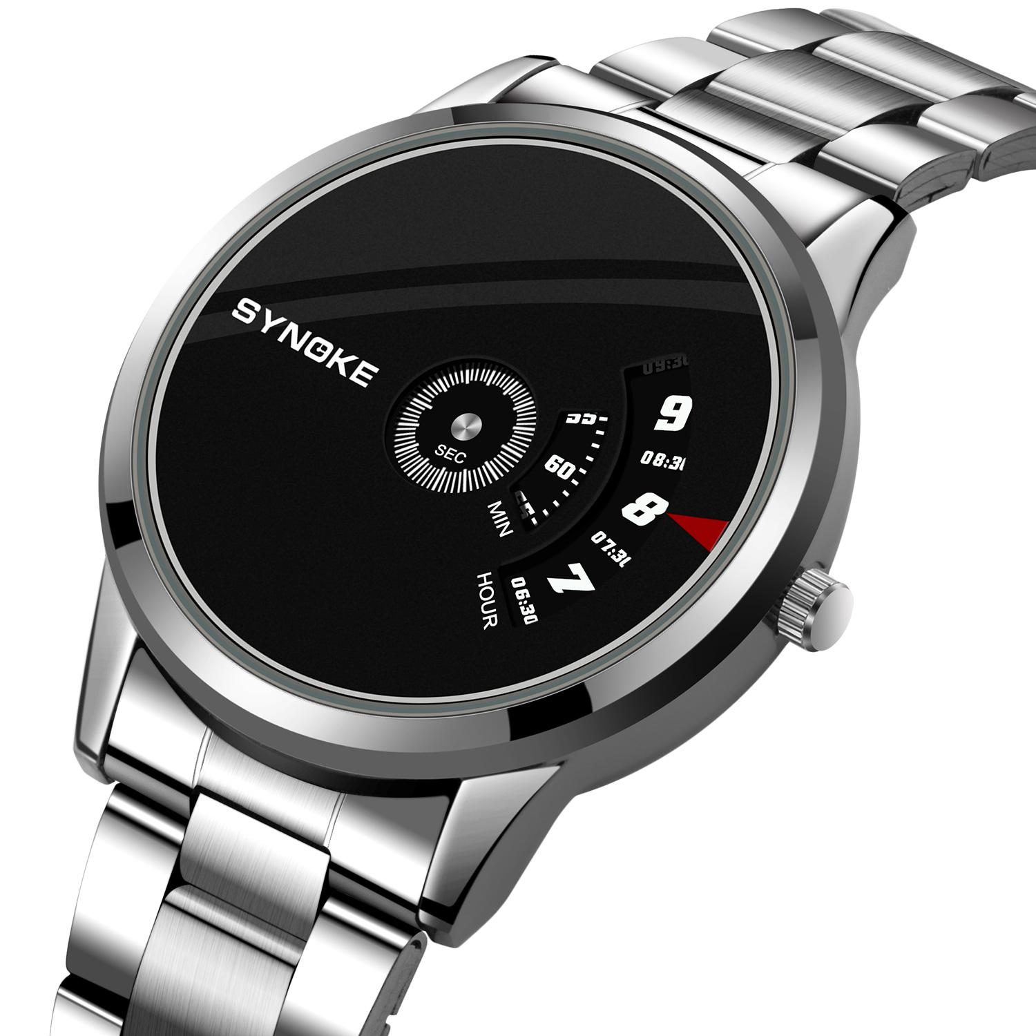 Men Quartz Wrist Watch Full Steel Waterproof Wristwatches Male Creative Mon-pointer Watches Relogio Masculino
Men Quartz Wrist Watch Full Steel Waterproof Wristwatches Male Creative Mon-pointer Watches Relogio Masculino
