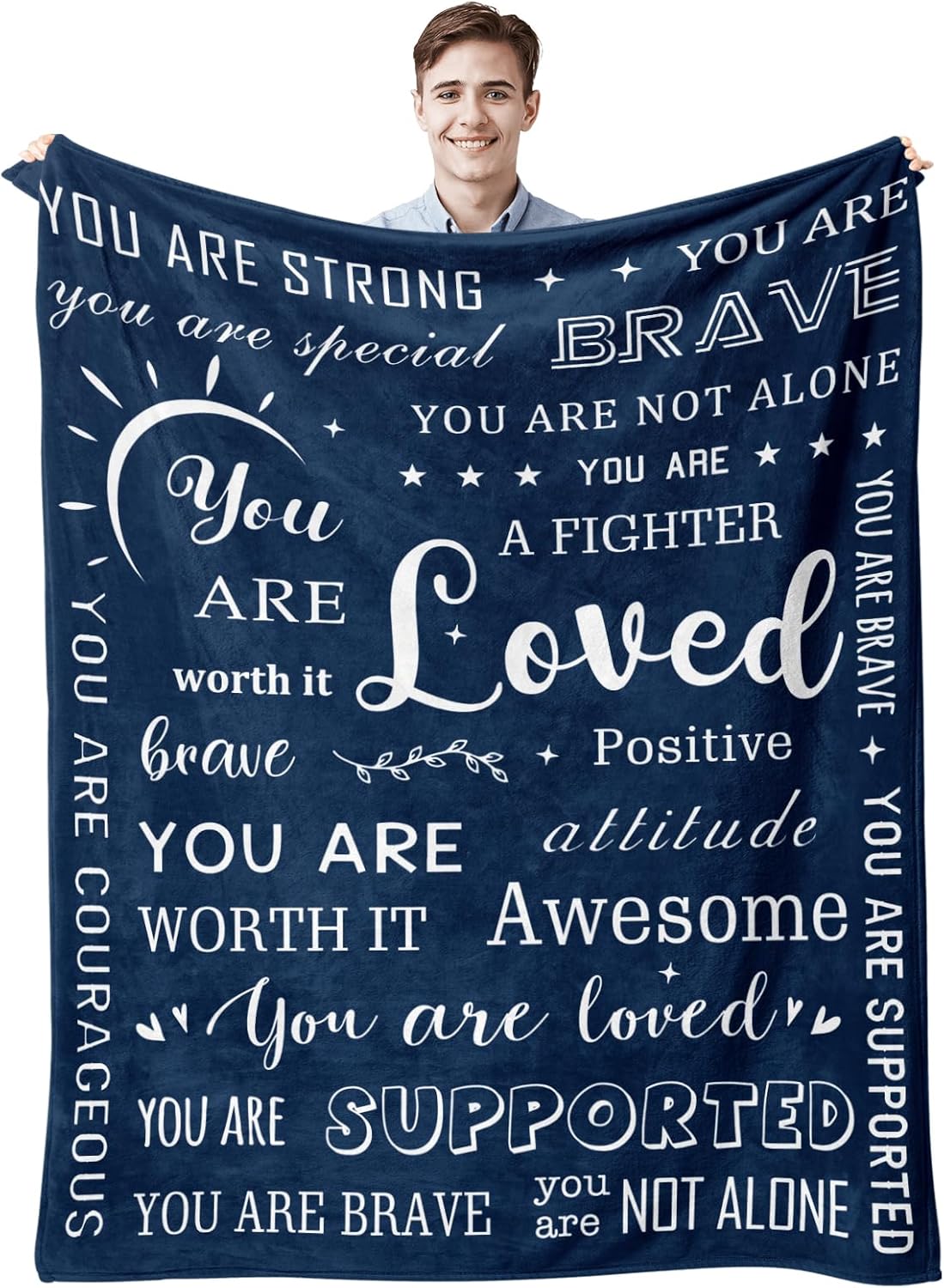 Purple Inspirational Throw Blanket x for Women Perfect Get Well Cancer Care Spiritual Gifts Hug Healing 100x150cm
Purple Inspirational Throw Blanket x for Women Perfect Get Well Cancer Care Spiritual Gifts Hug Healing 100x150cm