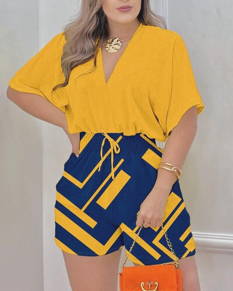 Women s V-neck Ruched Waist-cinching Jumpsuit - Casual, Breathable & Comfortable 2XL помаранчевий
Women s V-neck Ruched Waist-cinching Jumpsuit - Casual, Breathable & Comfortable 2XL помаранчевий