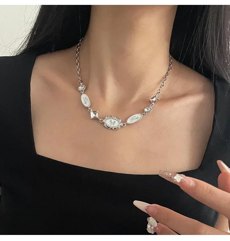 New Trendy Gothic Vintage Harajuku Butterfly Crystal Choker Pendant Chain Necklaces for Women Charm Y2K Accessories Jewelry Gift
New Trendy Gothic Vintage Harajuku Butterfly Crystal Choker Pendant Chain Necklaces for Women Charm Y2K Accessories Jewelry Gift