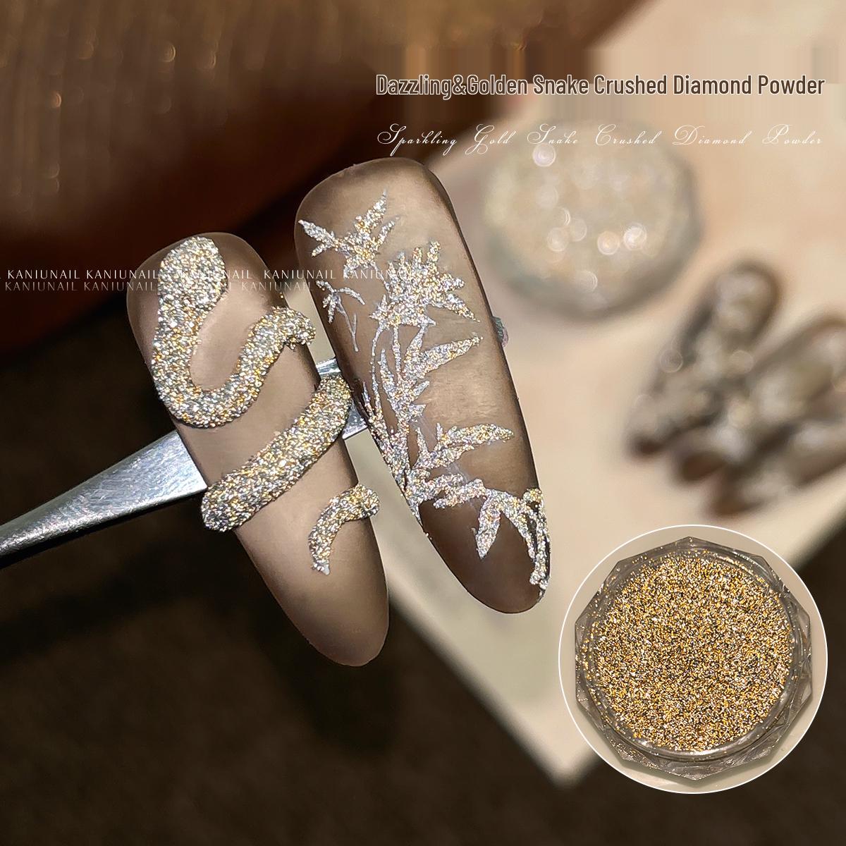 Chaebol Gold Snake Crushed Diamond Nail Art - Sparkly 2025 Glitter Powder for DIY Nail Decoration
Chaebol Gold Snake Crushed Diamond Nail Art - Sparkly 2025 Glitter Powder for DIY Nail Decoration