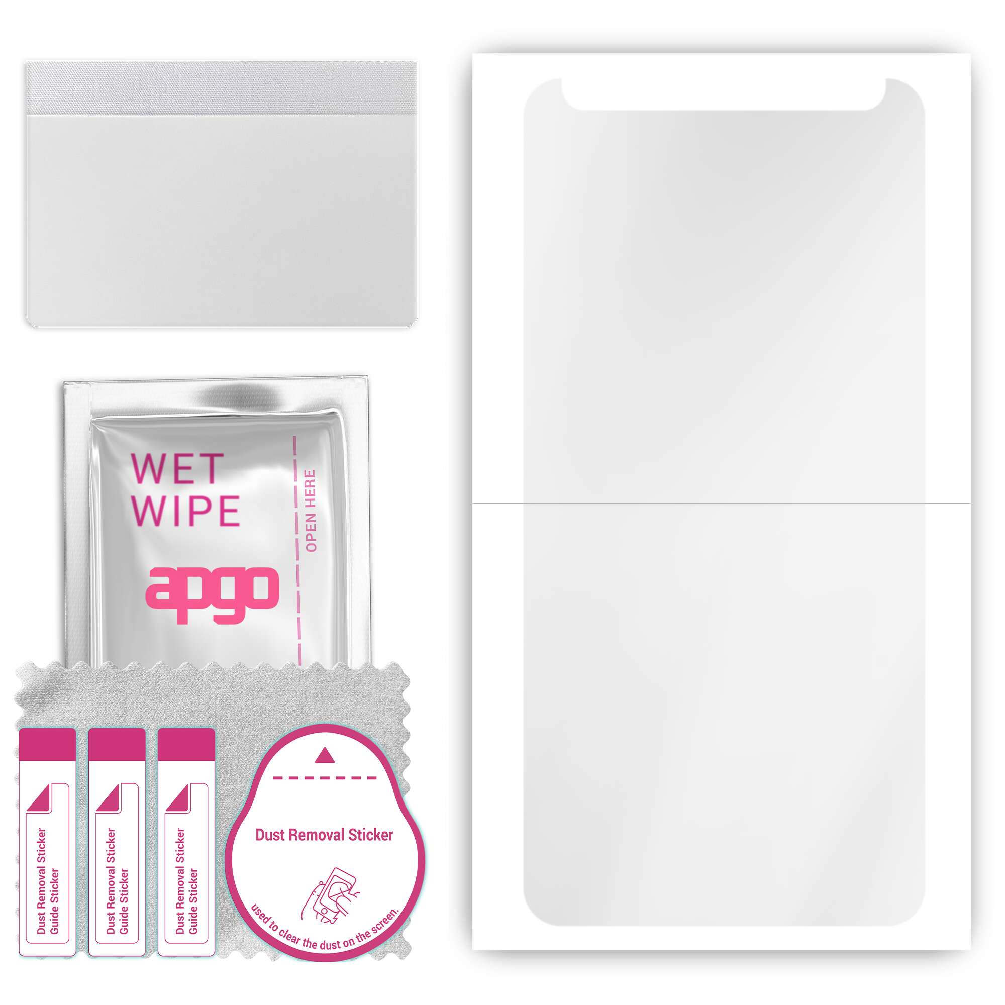 apgo Hydrogel Ultra-Clear Screen Protector for Oppo R15x, Hydrogel Film, Flexible, Soft TPU with positioning layer easy installation
apgo Hydrogel Ultra-Clear Screen Protector for Oppo R15x, Hydrogel Film, Flexible, Soft TPU with positioning layer easy installation