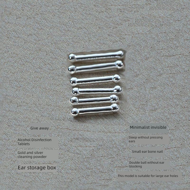 Sterling Silver Invisible Thickened Minimalist Sleep Nose Stud Ear Bar Bold about 4-5mm (3 to 6)
Sterling Silver Invisible Thickened Minimalist Sleep Nose Stud Ear Bar Bold about 4-5mm (3 to 6)