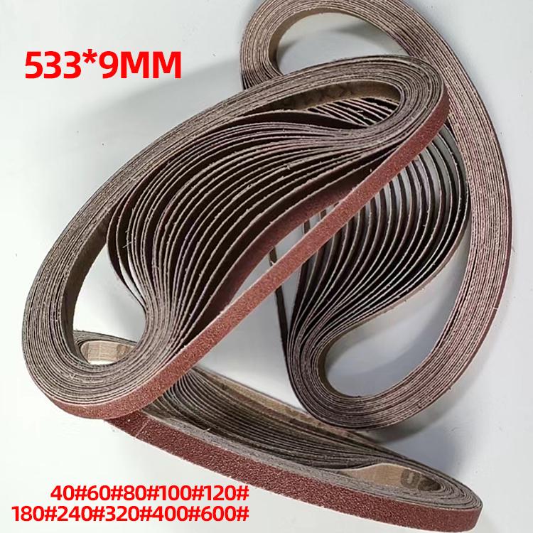 Belt Sander Sanding Belt 30x533/9x533mm for Woodworking and Metal Surfaces
Belt Sander Sanding Belt 30x533/9x533mm for Woodworking and Metal Surfaces