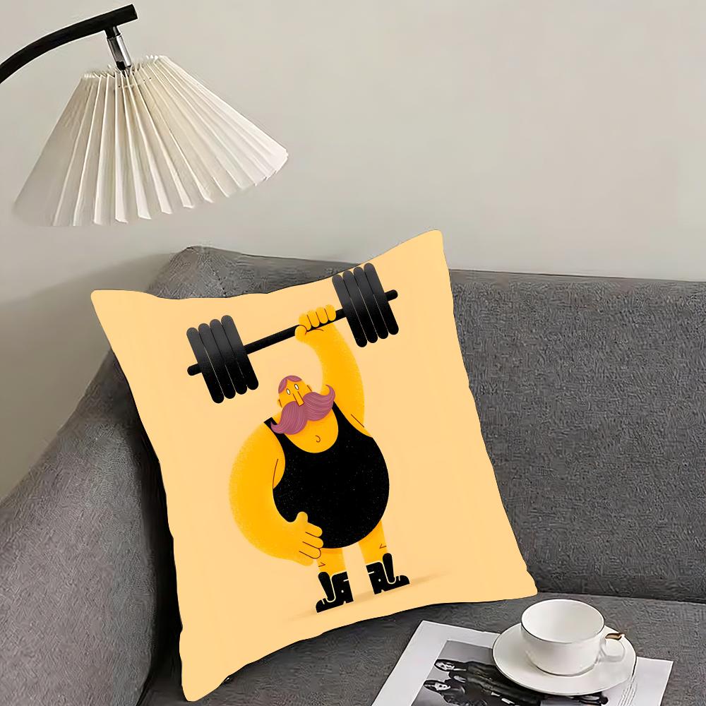 Gym Fitness Bodybuilding Workout Cushion Cover Pillowcase Ultra Soft Skin Friendly Fabric Cloud Like Comfort Concealed Zipper 30x30cm
Gym Fitness Bodybuilding Workout Cushion Cover Pillowcase Ultra Soft Skin Friendly Fabric Cloud Like Comfort Concealed Zipper 30x30cm