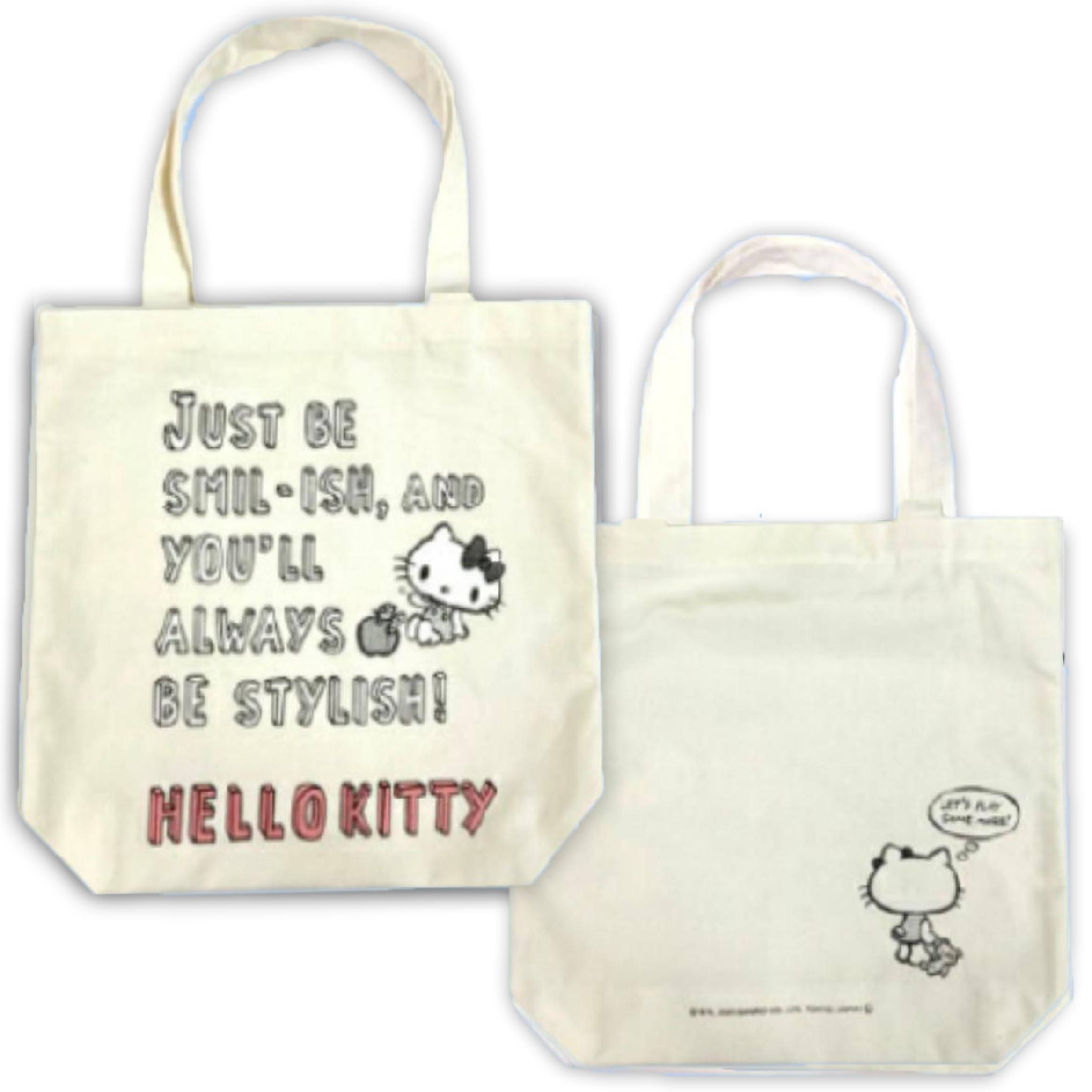 Sanrio Tote Bag Cotton Canvas Gusseted Large Capacity Pattern Different Cute Character Hello Kitty B Back/Front
Sanrio Tote Bag Cotton Canvas Gusseted Large Capacity Pattern Different Cute Character Hello Kitty B Back/Front