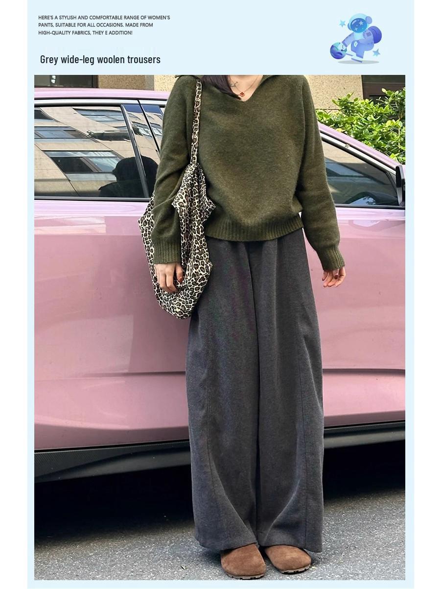 Women s High-Waisted Brown Corduroy Wide-Leg Pants, Spring/Autumn 2026, Velvet-Lined Straight Casual Style 3X-Large темно-серого
Women s High-Waisted Brown Corduroy Wide-Leg Pants, Spring/Autumn 2026, Velvet-Lined Straight Casual Style 3X-Large темно-серого