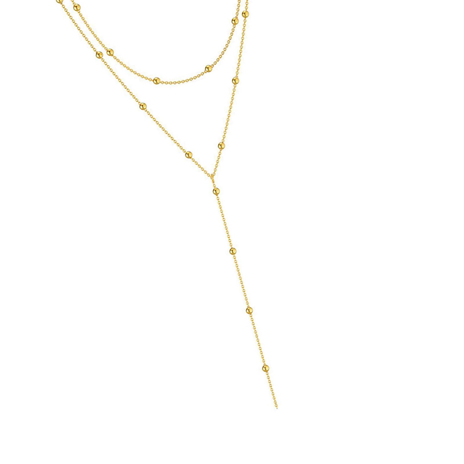 Минималистичное многослойное ожерелье, легкое ожерелье из сплава с модными геометрическими кисточками для встреч золотой
Минималистичное многослойное ожерелье, легкое ожерелье из сплава с модными геометрическими кисточками для встреч золотой