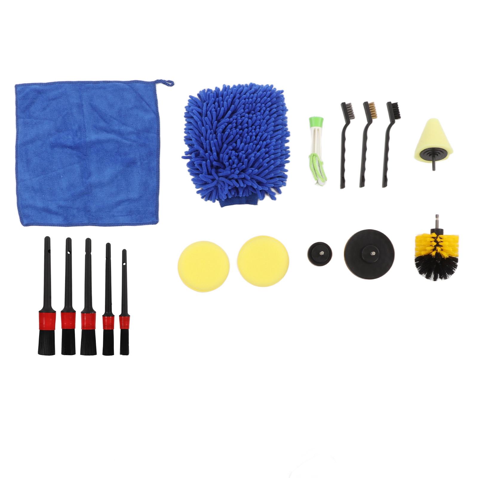 17pcs Auto Detailing Brush Kit Professional Car Detail Cleaning Brush for Wheel Exterior Interior
17pcs Auto Detailing Brush Kit Professional Car Detail Cleaning Brush for Wheel Exterior Interior