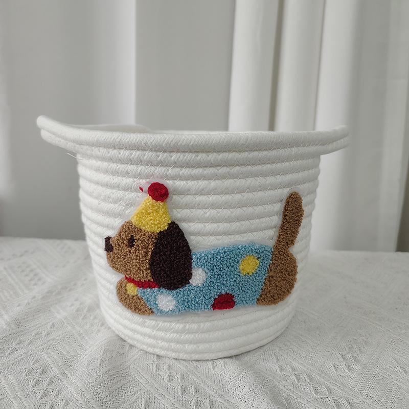 #Корзина для хранения из плетеной вручную хлопковой веревки с крышкой - Круглый настольный органайзер для спальни
#Корзина для хранения из плетеной вручную хлопковой веревки с крышкой - Круглый настольный органайзер для спальни