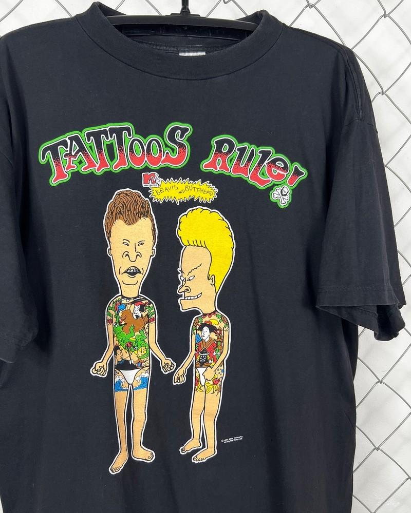 Beavis and Butthead Tattoos Rule 1994 Basic Black Unisex T shirt Reprint WA4500 Unisex T-Shirt S
Beavis and Butthead Tattoos Rule 1994 Basic Black Unisex T shirt Reprint WA4500 Unisex T-Shirt S