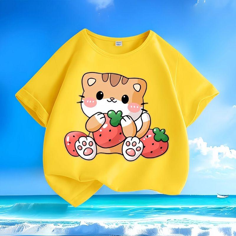 New Candy Colored Pochacco Cartoon Printed Children s T-shirt Summer Round Neck Fashionable Top Parent-child Short Sleeved Shirt 100
New Candy Colored Pochacco Cartoon Printed Children s T-shirt Summer Round Neck Fashionable Top Parent-child Short Sleeved Shirt 100