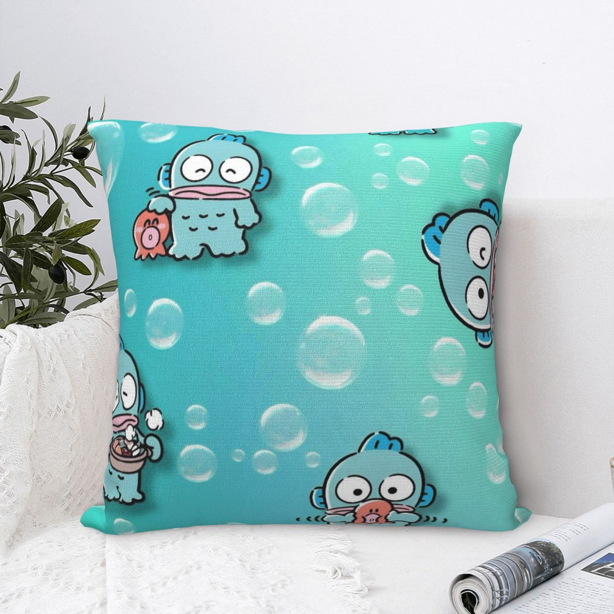 Hangyodon Cartoon Pillowcase Printing Polyester Cushion Cover Decoration Throw Pillow Case Cover Home Zippered 45*45cm 30cmx30cm
Hangyodon Cartoon Pillowcase Printing Polyester Cushion Cover Decoration Throw Pillow Case Cover Home Zippered 45*45cm 30cmx30cm