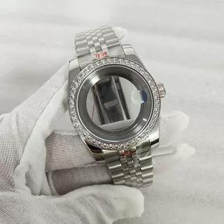 36/39mm Log Watch Case Sapphire Glass Waterproof Stainless Steel Strap Watches Accessories for NH35 NH36 4R Movement 36mm
36/39mm Log Watch Case Sapphire Glass Waterproof Stainless Steel Strap Watches Accessories for NH35 NH36 4R Movement 36mm