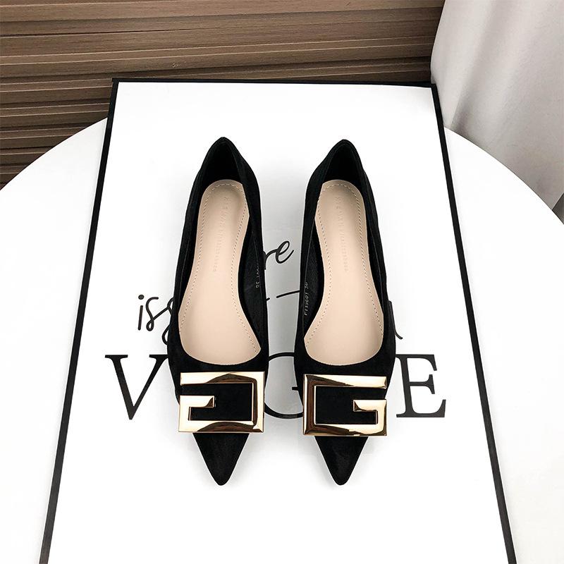 Flat shoes women s summer black pointed tip temperament rhinestone suede single shoes versatile soft sole 35
Flat shoes women s summer black pointed tip temperament rhinestone suede single shoes versatile soft sole 35