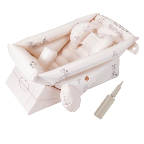 TAKARA TOMY 3-Way Transformable Soft Baby Bath, Winnie the Pooh, for Newborns to 2 Years Old, Includes Bathing Bed Support, Sink-Safe, and Dedicated A
TAKARA TOMY 3-Way Transformable Soft Baby Bath, Winnie the Pooh, for Newborns to 2 Years Old, Includes Bathing Bed Support, Sink-Safe, and Dedicated A