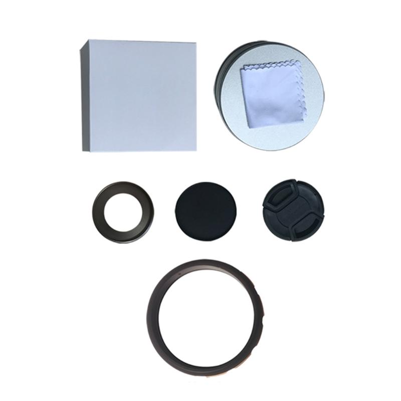 Lens Adapter Ring Kit - 52mm 10x Macro Lens with Lens Accessories Set for Mciro Card Cameras
Lens Adapter Ring Kit - 52mm 10x Macro Lens with Lens Accessories Set for Mciro Card Cameras
