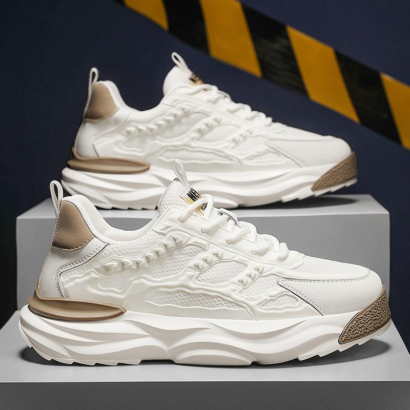 Men s shoes, spring and autumn, new low-top lace-up color-blocking trend sneakers, breathable platform height increase shoes, work casual shoes 44
Men s shoes, spring and autumn, new low-top lace-up color-blocking trend sneakers, breathable platform height increase shoes, work casual shoes 44