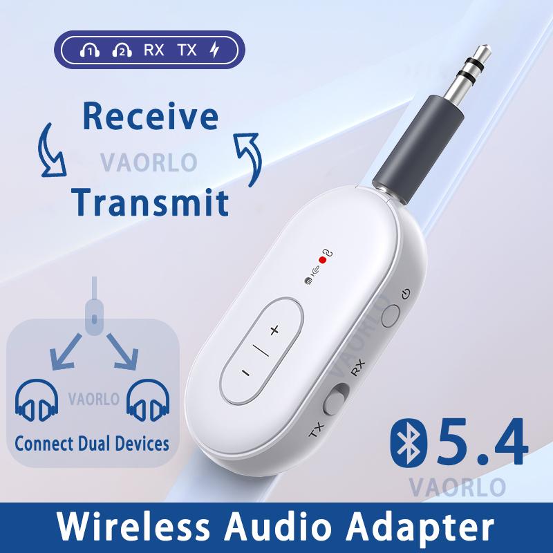 2 IN 1 Bluetooth 5.4 Audio Adapter 3.5MM AUX Stereo Wireless Transmitter Receiver With Mic 1 to 2 Headset For TV Car Kit Speaker білий
2 IN 1 Bluetooth 5.4 Audio Adapter 3.5MM AUX Stereo Wireless Transmitter Receiver With Mic 1 to 2 Headset For TV Car Kit Speaker білий