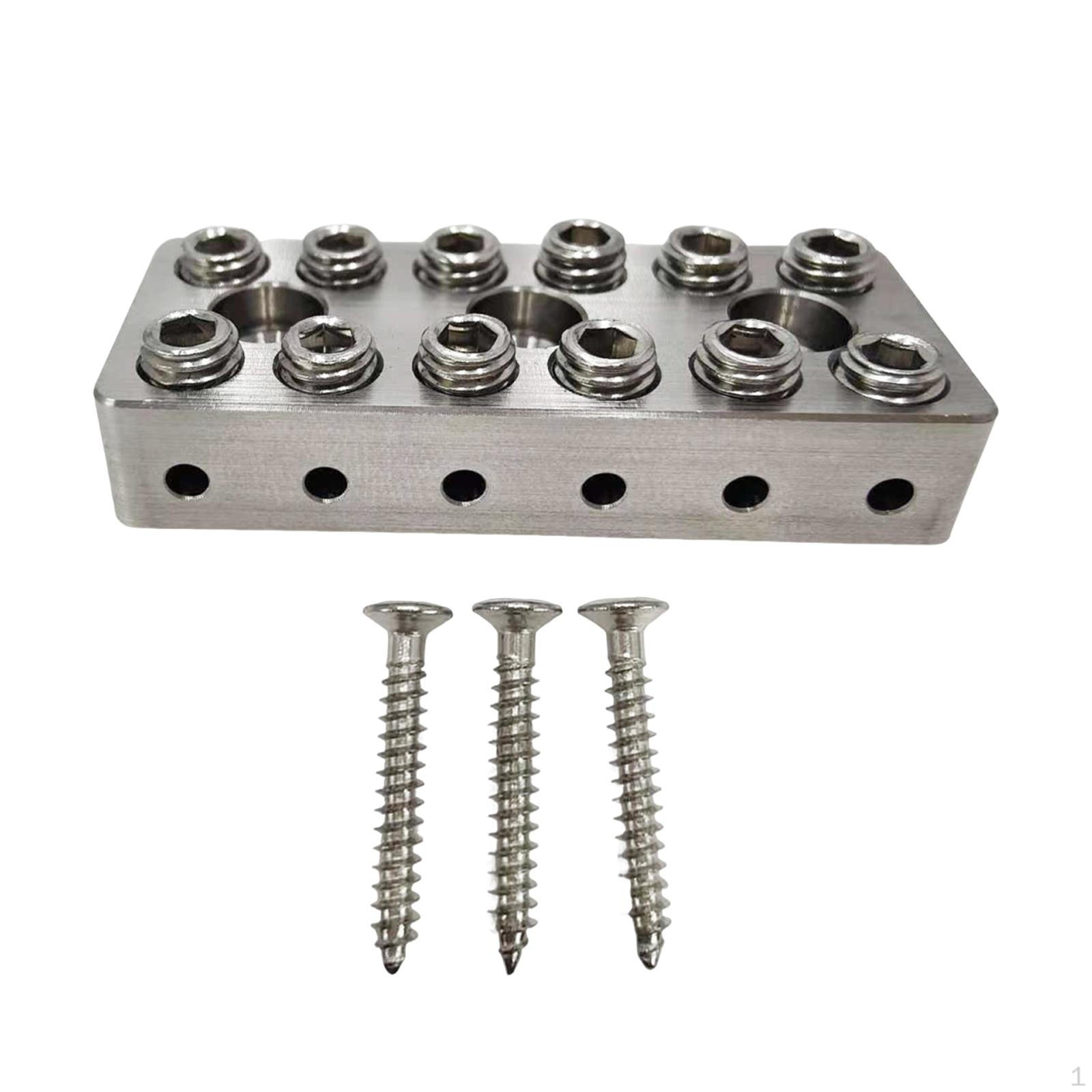 Headless Electric Guitar Bridge Upper Pillow Body Replacement Parts String Plate Premium with
Headless Electric Guitar Bridge Upper Pillow Body Replacement Parts String Plate Premium with