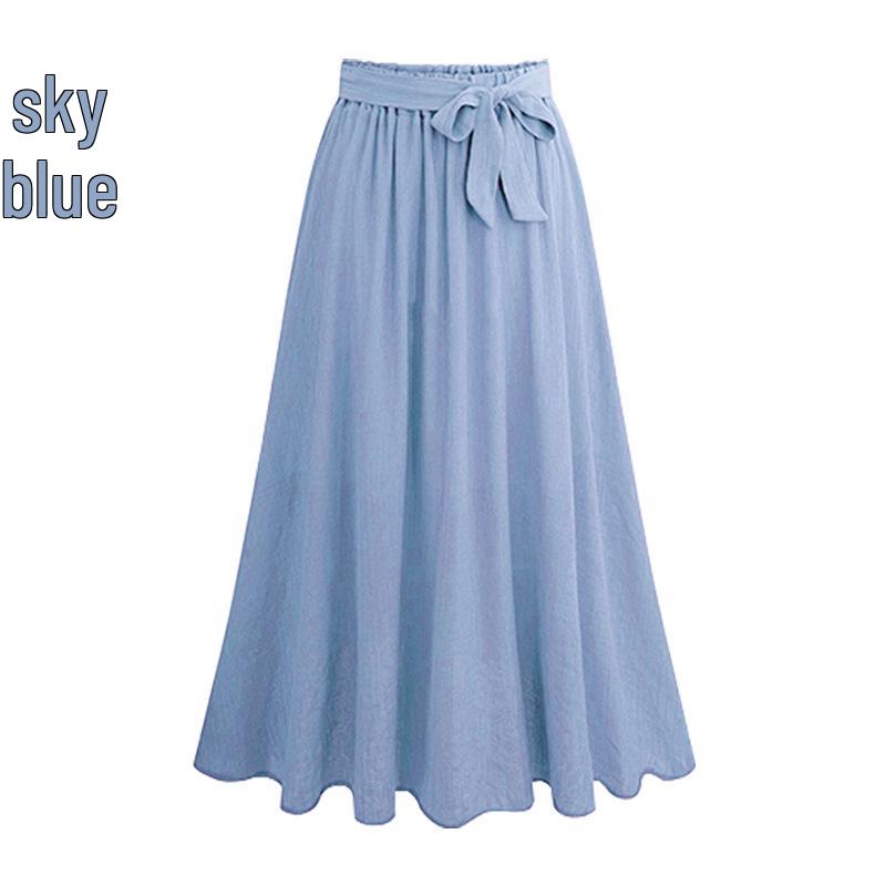 Юбка миди с оборками большого размера - Летняя мода в корейском стиле для женщин 5XL небесно-голубой
Юбка миди с оборками большого размера - Летняя мода в корейском стиле для женщин 5XL небесно-голубой