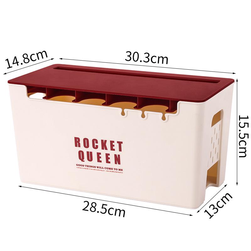 Rectangular Power Strip & Cable Organizer Box
Rectangular Power Strip & Cable Organizer Box