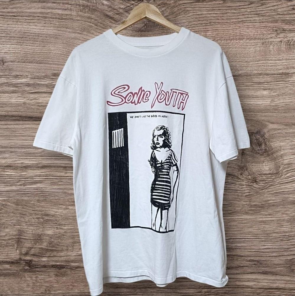 Sonic Youth Tour Band Rare Design White Short Sleeve Unisex T shirt WA3878 Unisex T-Shirt S
Sonic Youth Tour Band Rare Design White Short Sleeve Unisex T shirt WA3878 Unisex T-Shirt S