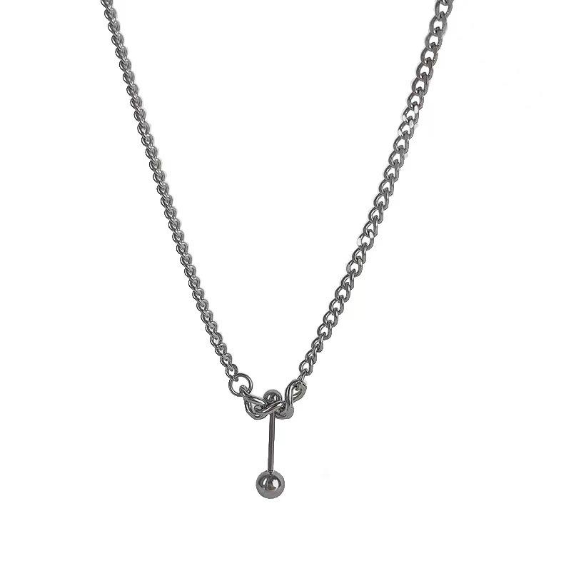 Balance ball pendant necklace simple fashion cold style accessories summer niche hip hop personality collarbone chain
Balance ball pendant necklace simple fashion cold style accessories summer niche hip hop personality collarbone chain