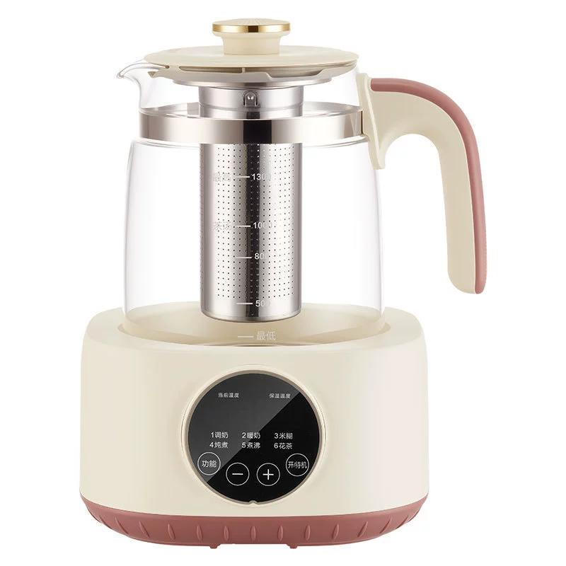 Hervidor de agua eléctrico multifuncional para té, leche y bebidas con control de temperatura
Hervidor de agua eléctrico multifuncional para té, leche y bebidas con control de temperatura