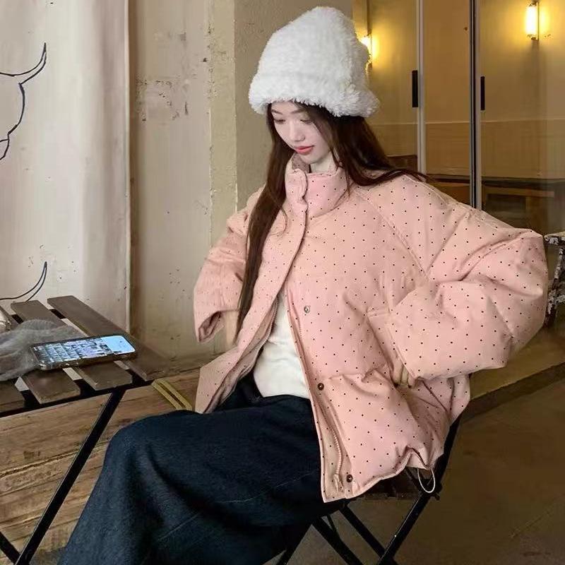 Розовая одежда в горошек, милая хлопковая стеганая одежда, женская короткая свободная зимняя одежда нового дизайна, маленькая хлопковая стеганая одежда XL розовый
Розовая одежда в горошек, милая хлопковая стеганая одежда, женская короткая свободная зимняя одежда нового дизайна, маленькая хлопковая стеганая одежда XL розовый