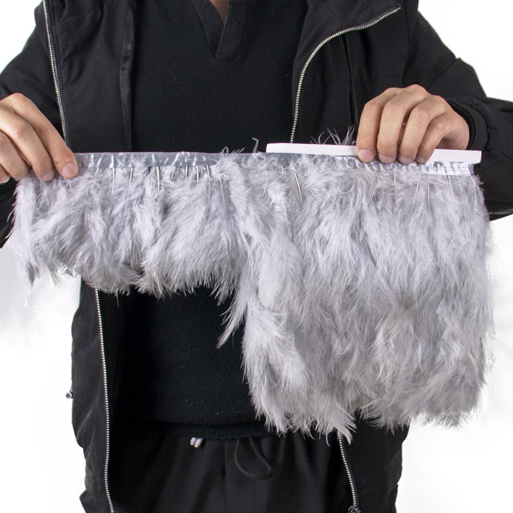 1M Пушистая лента из перьев марабу индейки 10-15 см для свадебной вечеринки, одежды, украшения платья, аксессуары для шитья светло-серый
1M Пушистая лента из перьев марабу индейки 10-15 см для свадебной вечеринки, одежды, украшения платья, аксессуары для шитья светло-серый