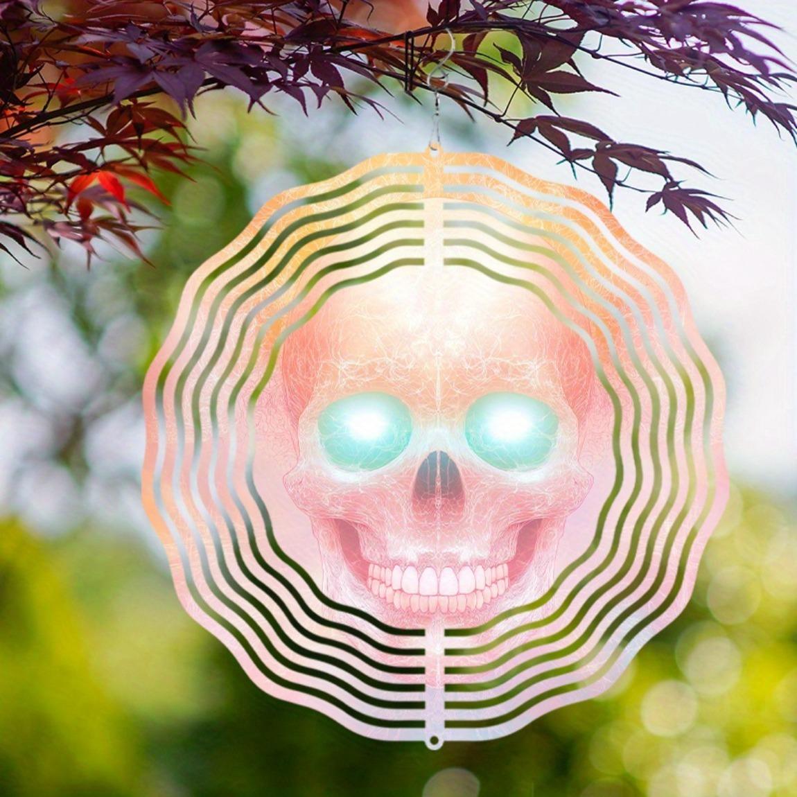 10 Inch Bohemian Metal Wind Chime with Vibrant Skull Design 360 Swivel Hook Perfect for Spring Summer Balcony Garden Decor Unique
10 Inch Bohemian Metal Wind Chime with Vibrant Skull Design 360 Swivel Hook Perfect for Spring Summer Balcony Garden Decor Unique