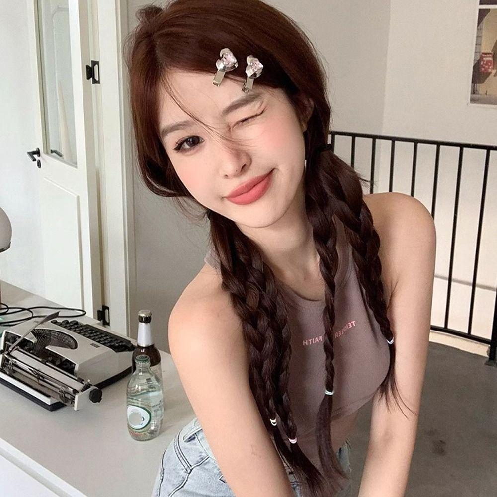 Waterdrop Shape Crystal Bow Duckbill Clip Crystal Rhinestone Hair Clip Animal Hair Pin Daily
Waterdrop Shape Crystal Bow Duckbill Clip Crystal Rhinestone Hair Clip Animal Hair Pin Daily