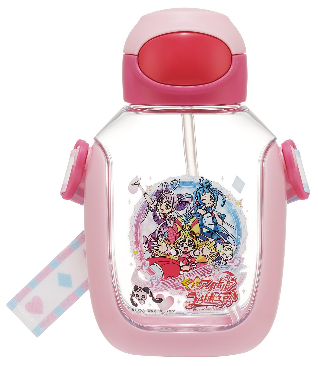 Skater Water Bottle with Straw 530ml Straw Water Bottle One Push Kimi to Idol Precure Girls Children s PDSH6DX-A
Skater Water Bottle with Straw 530ml Straw Water Bottle One Push Kimi to Idol Precure Girls Children s PDSH6DX-A